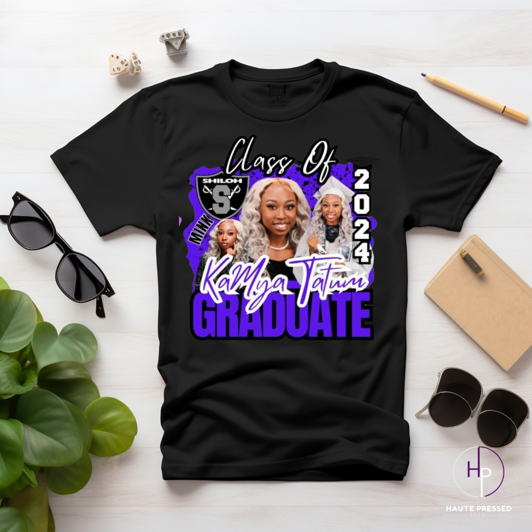 Custom Photo Graduate Tee