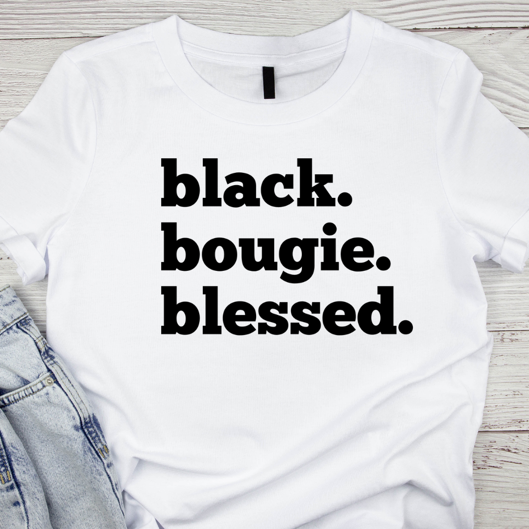 BLACK BOUGIE BLESSED TEE